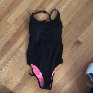 Pink VS Criss-Cross One-Piece